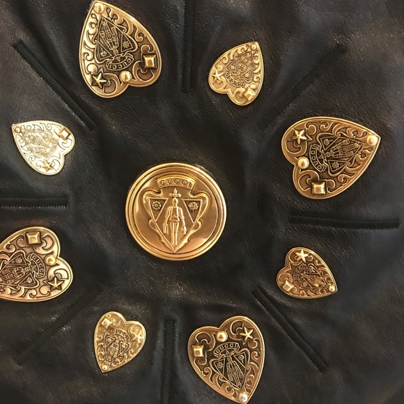 Gucci Black Leather Large Irina Tote Bag - Picture 3 of 10